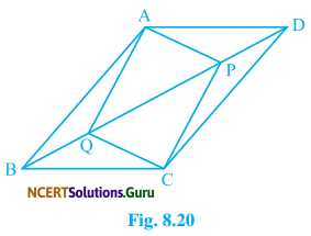 NCERT Solutions for Class 9 Maths Chapter 8 Quadrilaterals Ex 8.1 Q9