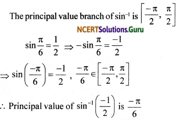 NCERT Solutions for Class 12 Maths Chapter 2 Inverse Trigonometric Functions Ex 2.1 1