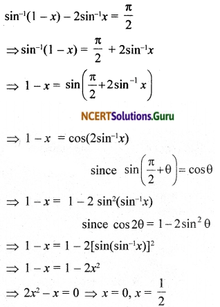 NCERT Solutions for Class 12 Maths Chapter 2 Inverse Trigonometric Functions Miscellaneous Exercise 16