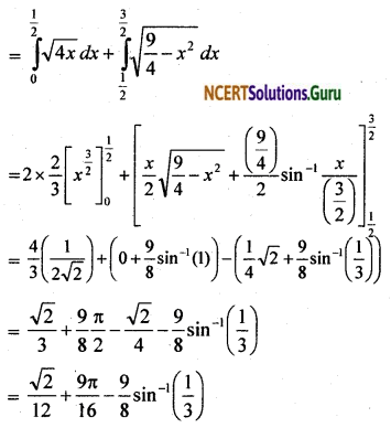 NCERT Solutions for Class 12 Maths Chapter 8 Application of Integrals Miscellaneous Exercise 31