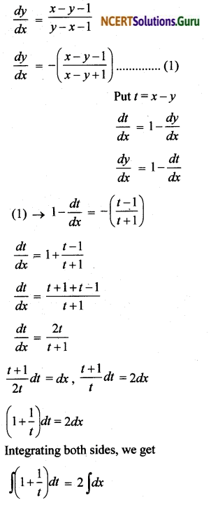 NCERT Solutions for Class 12 Maths Chapter 9 Differential Equations Miscellaneous Exercise 11