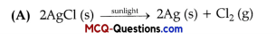MCQ Questions for Class 10 Science Chapter 1 Chemical Reactions and Equations 6