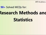 90 Research Methods And Statistics Solved Mcqs With Pdf Download