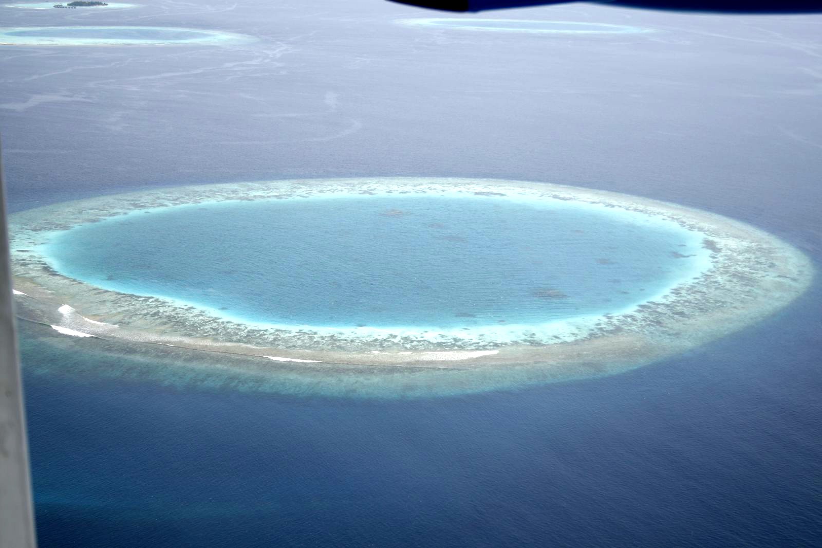 A small island in the Maldives