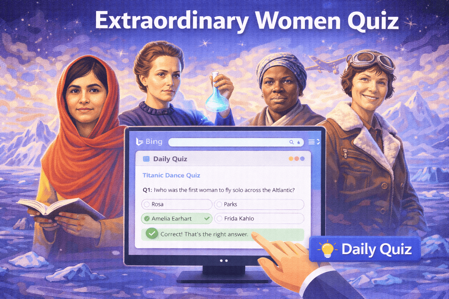 Gaming Fun Facts Quiz 2026 Play The Bing Homepage News Quiz Challenge Women Quiz 