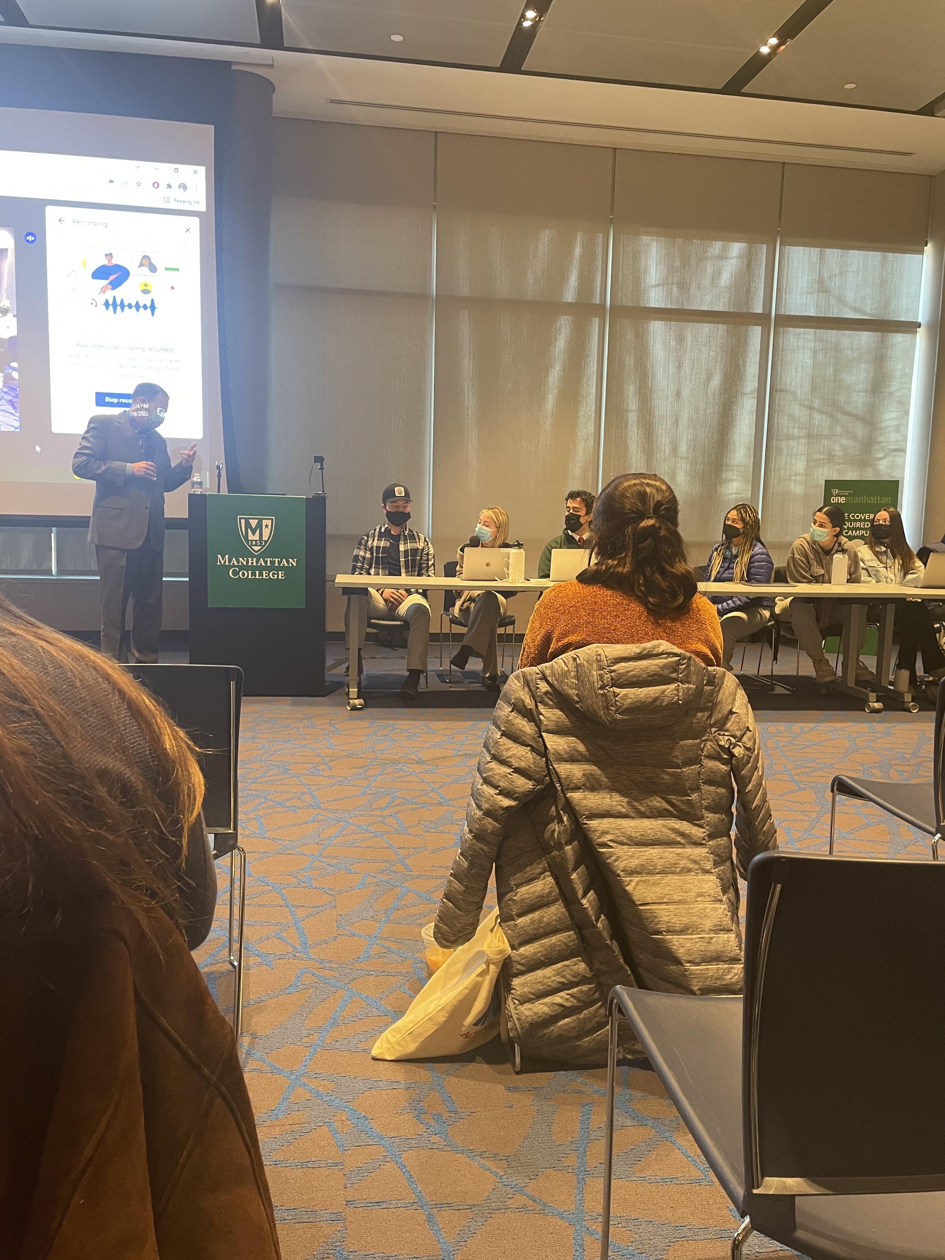 Provost Schreiner Speaks at Student Government Meeting Amid Students ...