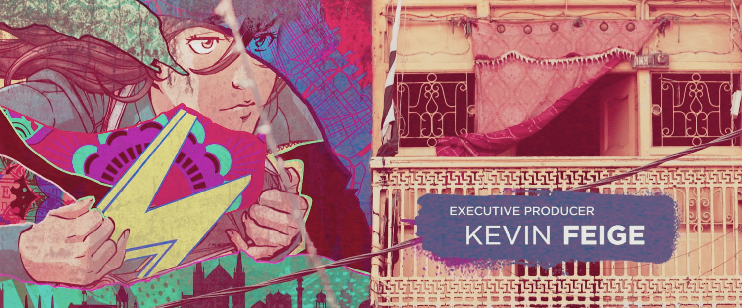 Ms. Marvel credit screen, Text: Executive Producer Kevin Feige