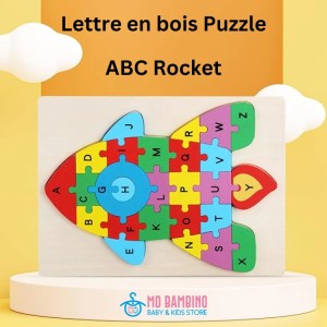 Big Rocket - wooden Montessori - mdbambino