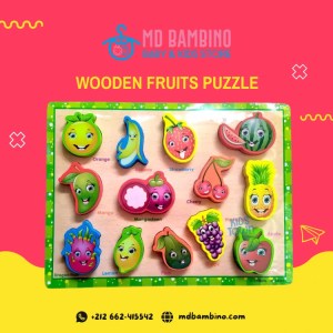 Fruits - wooden Montessori - mdbambino