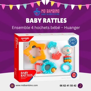 BABY RATTLES TOY 04PCS | 0M+