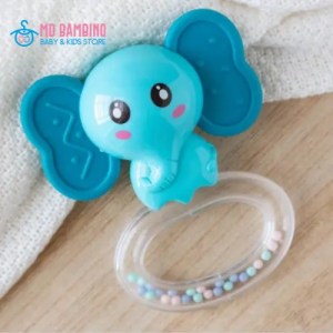Anneau de dentition hochet elephant 