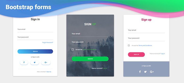 Bootstrap Contact Forms Examples Tutorial Basic Advanced Usage Material Design For Bootstrap