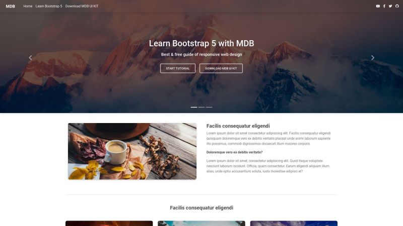 Bootstrap 4 Code Snippets 1stwebdesigner Bootstrap Examples - Best Space Designs in High Resolution