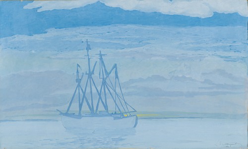 Digue D Ostende Aux Reverberes By Leon Spilliaert Artvee