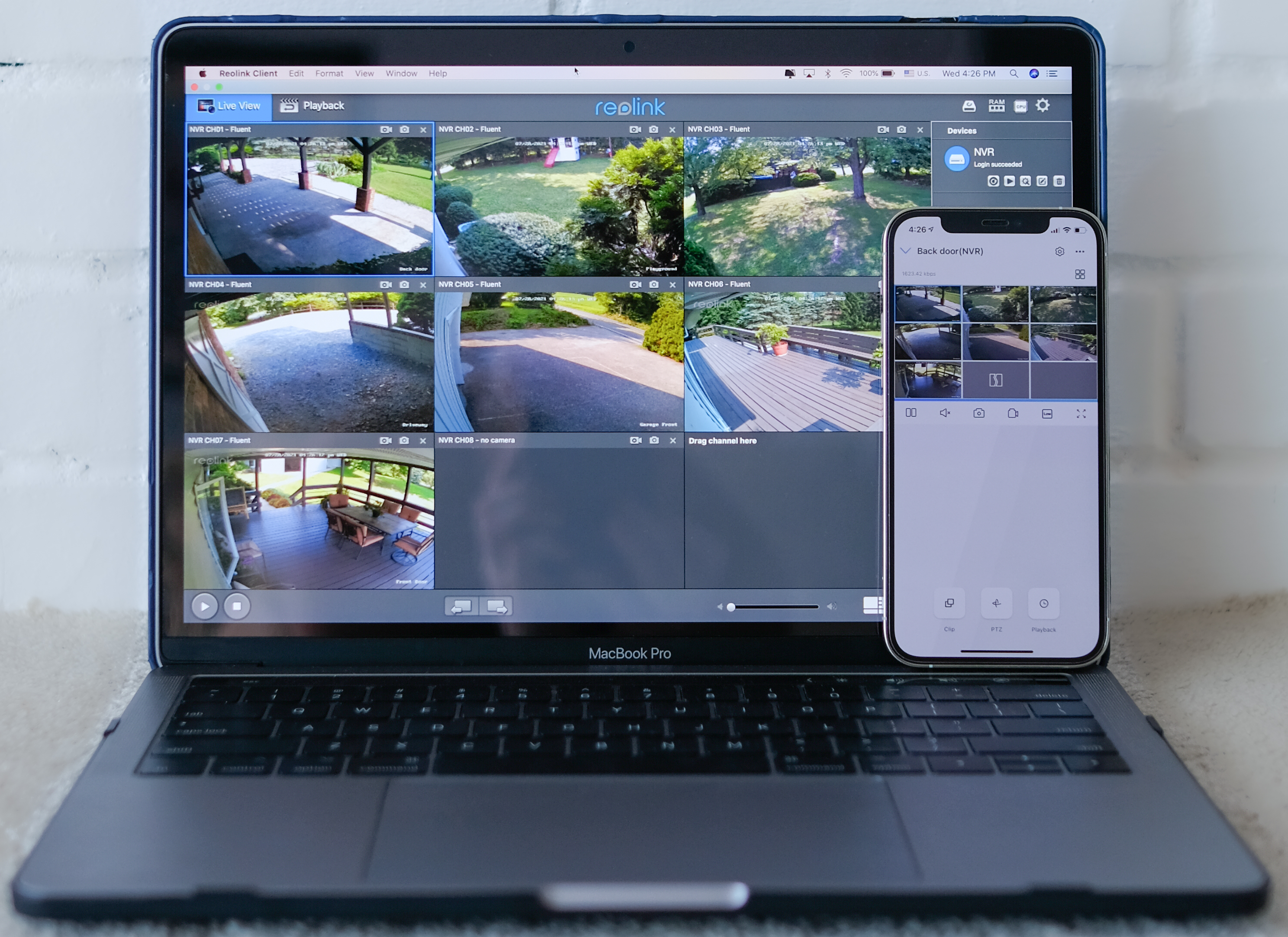 Remote view security camera