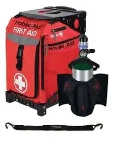 BLS Easy-Roll First Aid Insert Bag & Frame (Empty - Assembled) Product