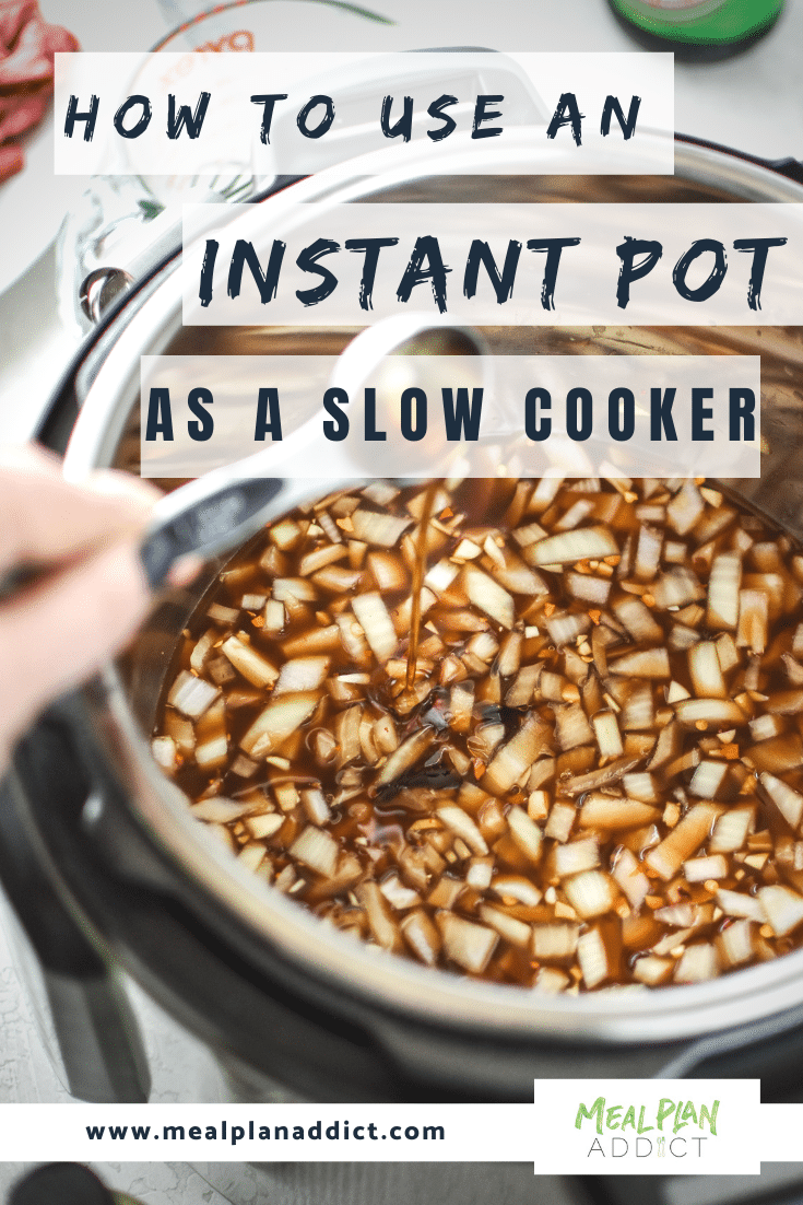 How to use your instant pot as a slow cooker