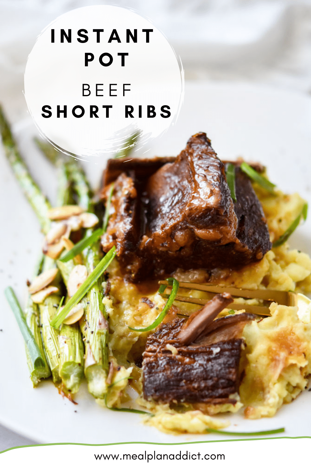 Easy Instant Pot Beef Short Ribs Meal Plan Addict