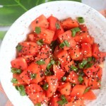 Low Carb Vegan Basic Poke | Meat Free Keto - a super simple way to add a little Hawaiian flavor to your veggie bowl.