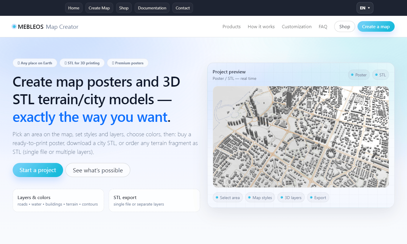 Map Creator By MEBLEOS 3D Map Mebleos1 