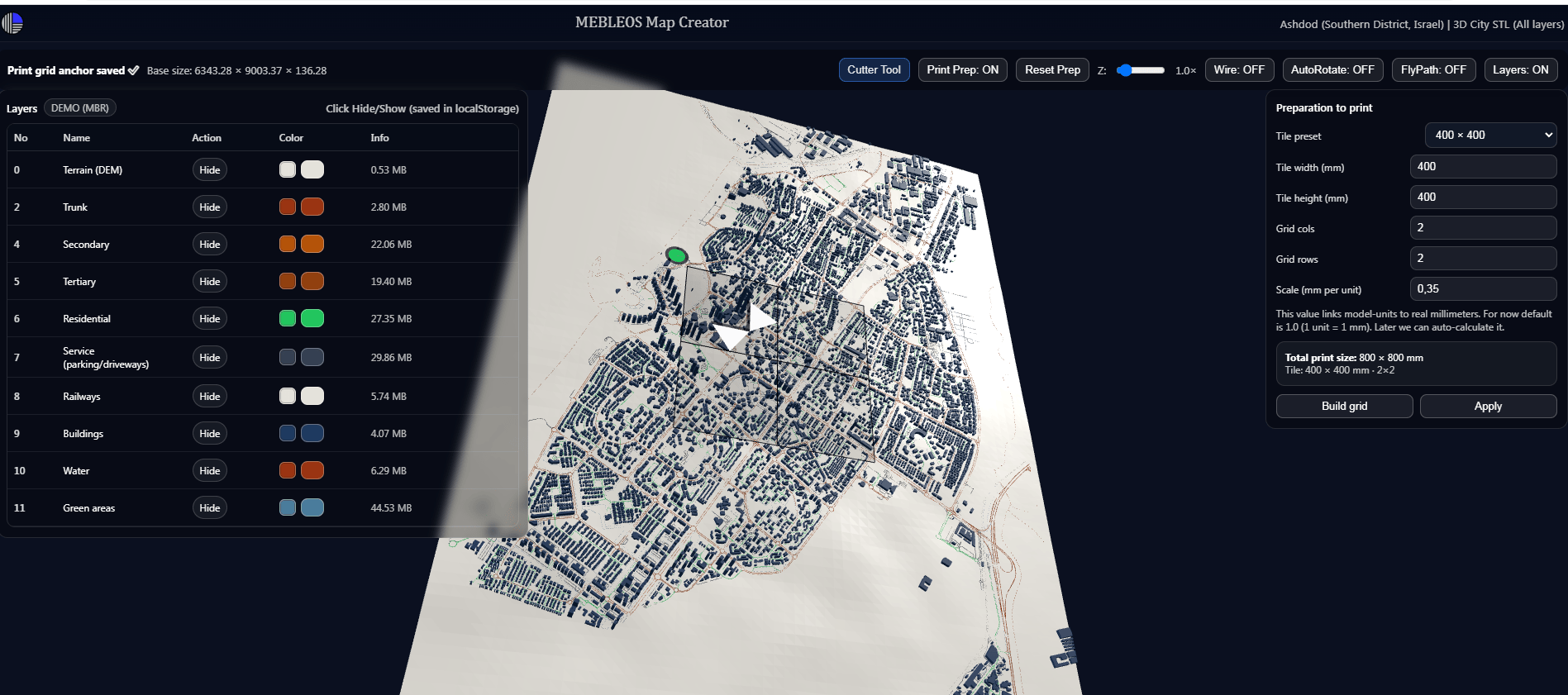 Map Creator By MEBLEOS 3D Map Mebleos2 