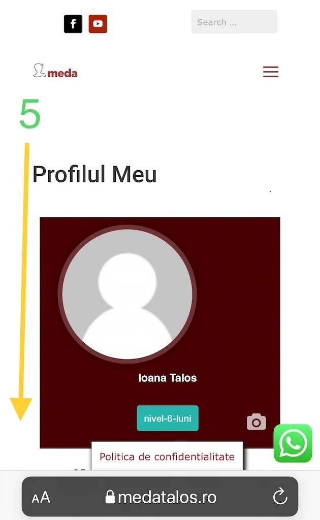Ce găsești in Profilul Meu?