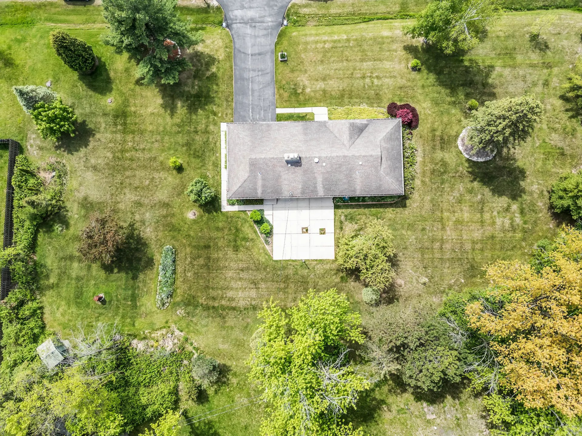 Drone top view - Real estate photo
