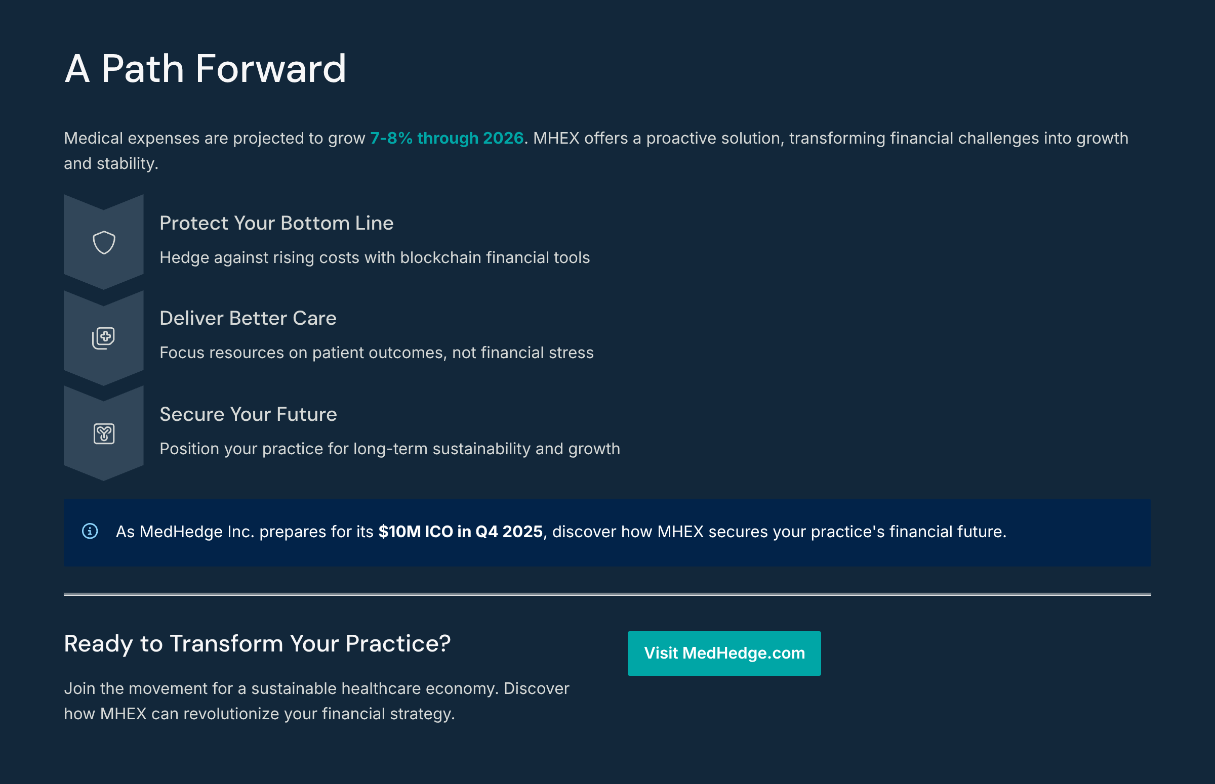 001.8.3 Easing Provider Medical Expenses