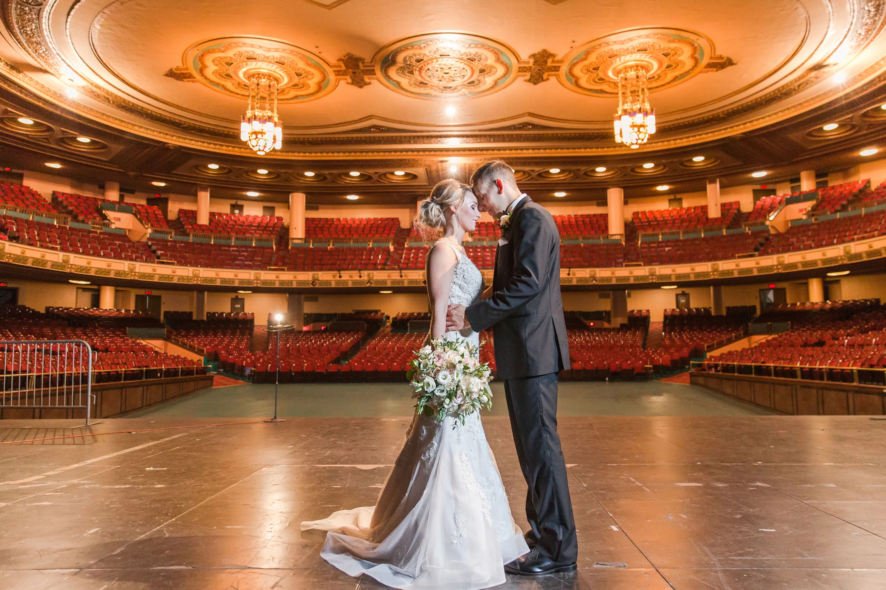 Crystal gentilello and andrew palecek get married in st. Masonic Temple | Reception Venues - Detroit, MI