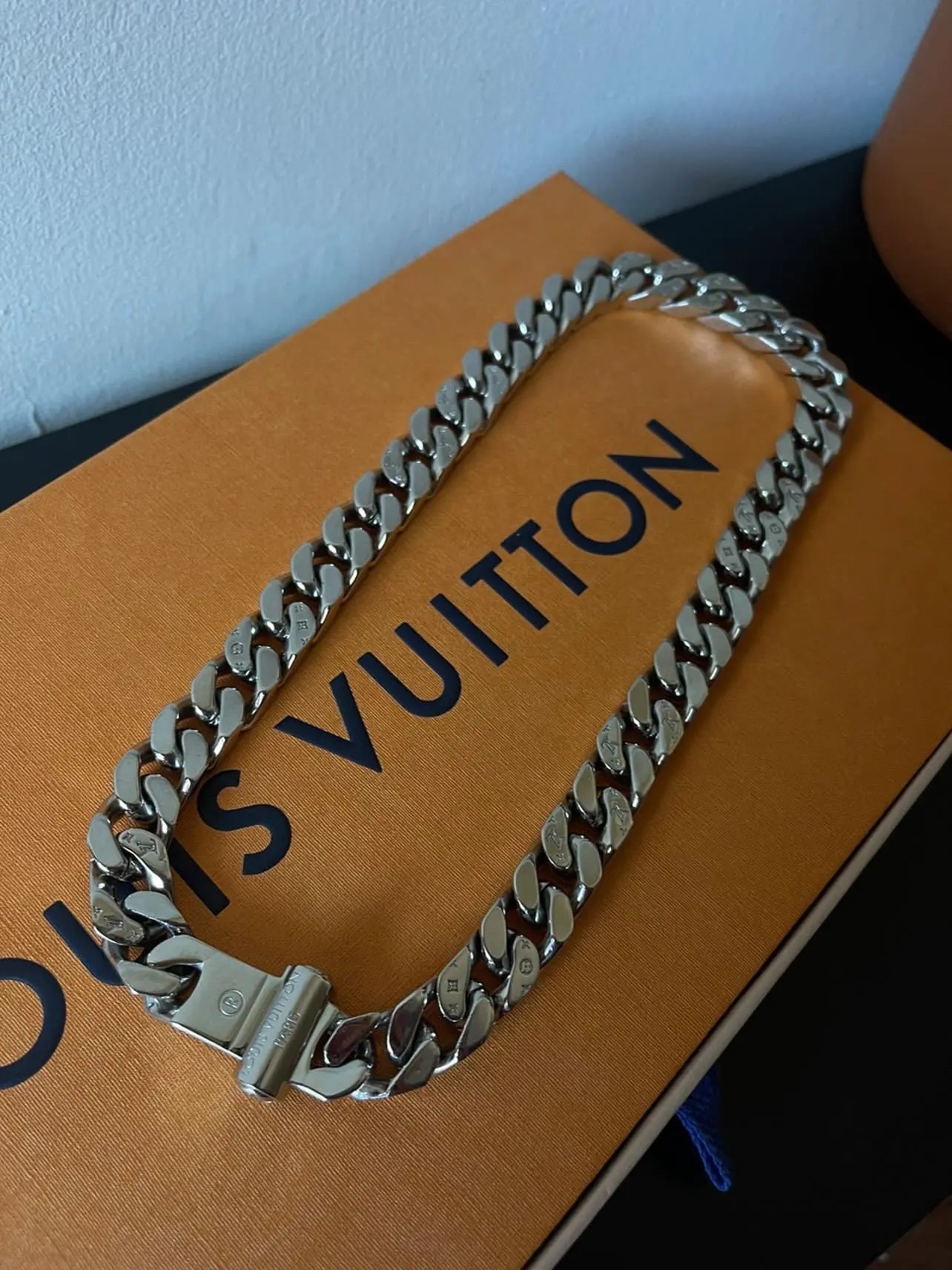 Louis Vuitton Louis Vuitton Chain Links Necklace Monogram Chain By