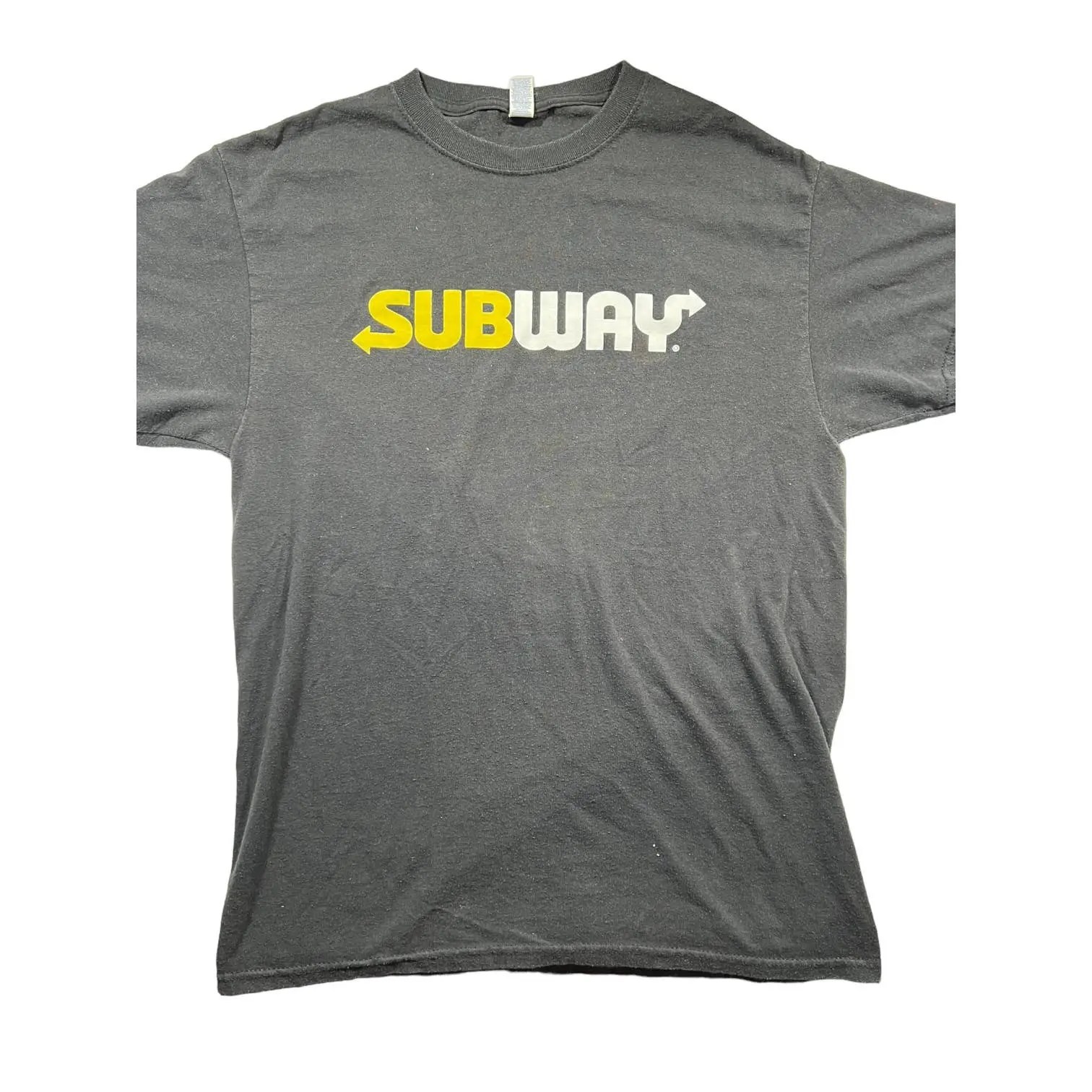 The Unbranded Brand Subway T Shirt Restaurant Worn Employee Uniform