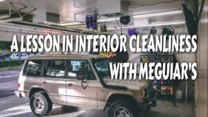 Meguiar’s helps me clean the interior of my Montero