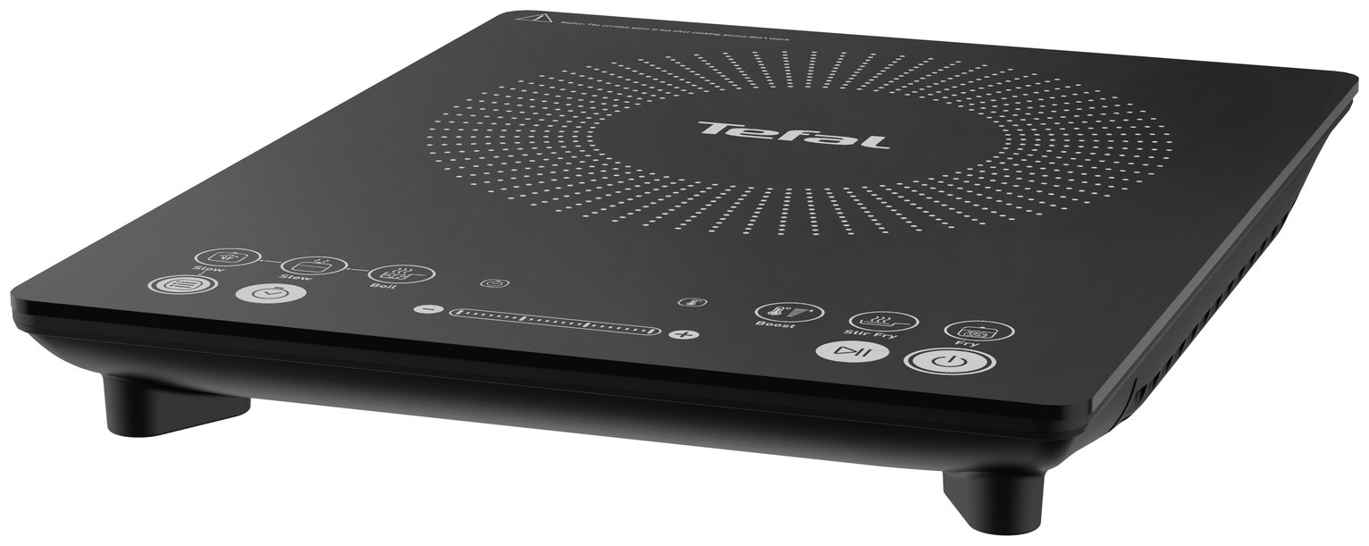 Tefal Ih210840 Everday Slim Induction Hob Black Kitchen