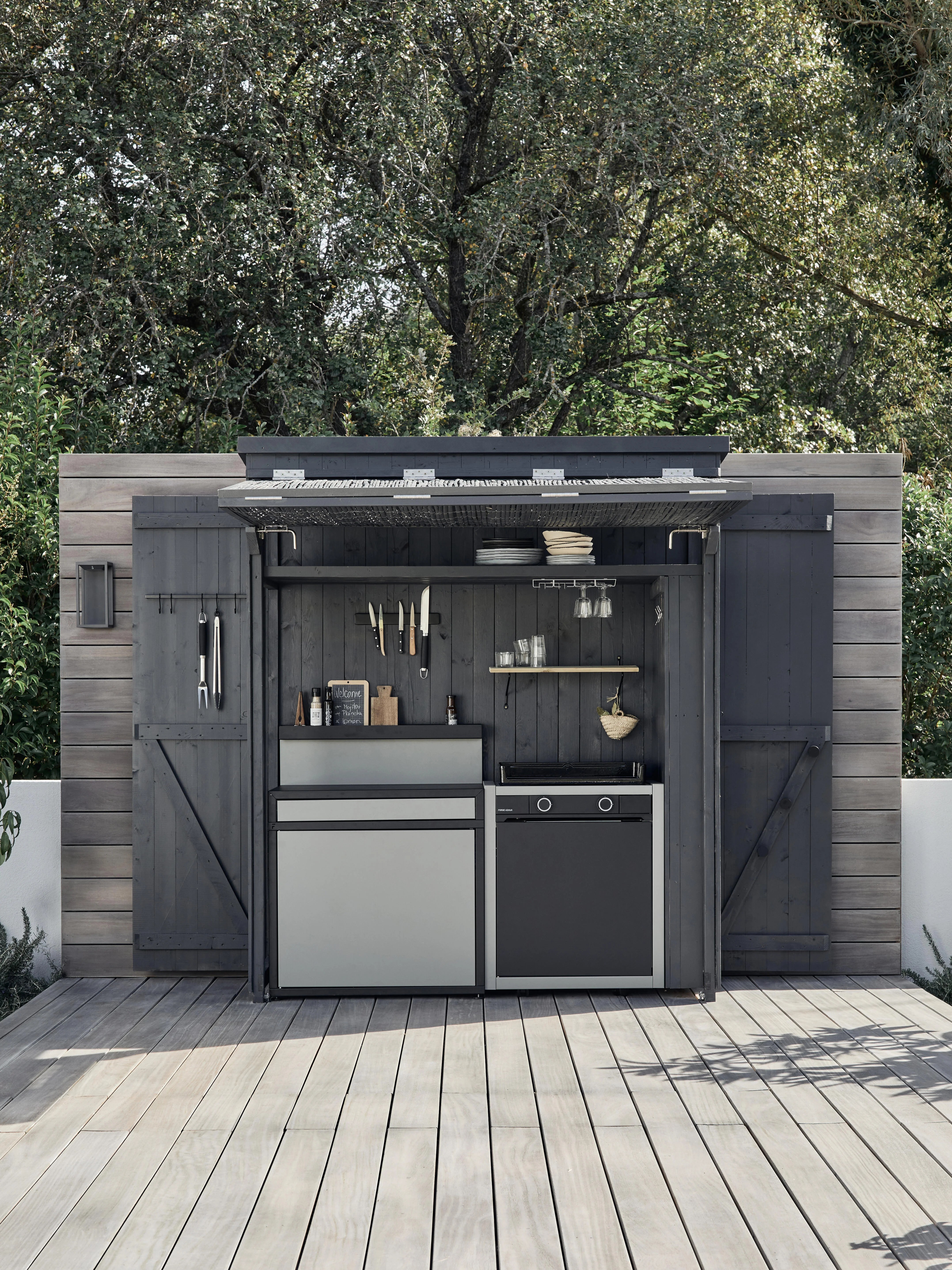 Fabriquer une cuisine extérieure façon « food truck »