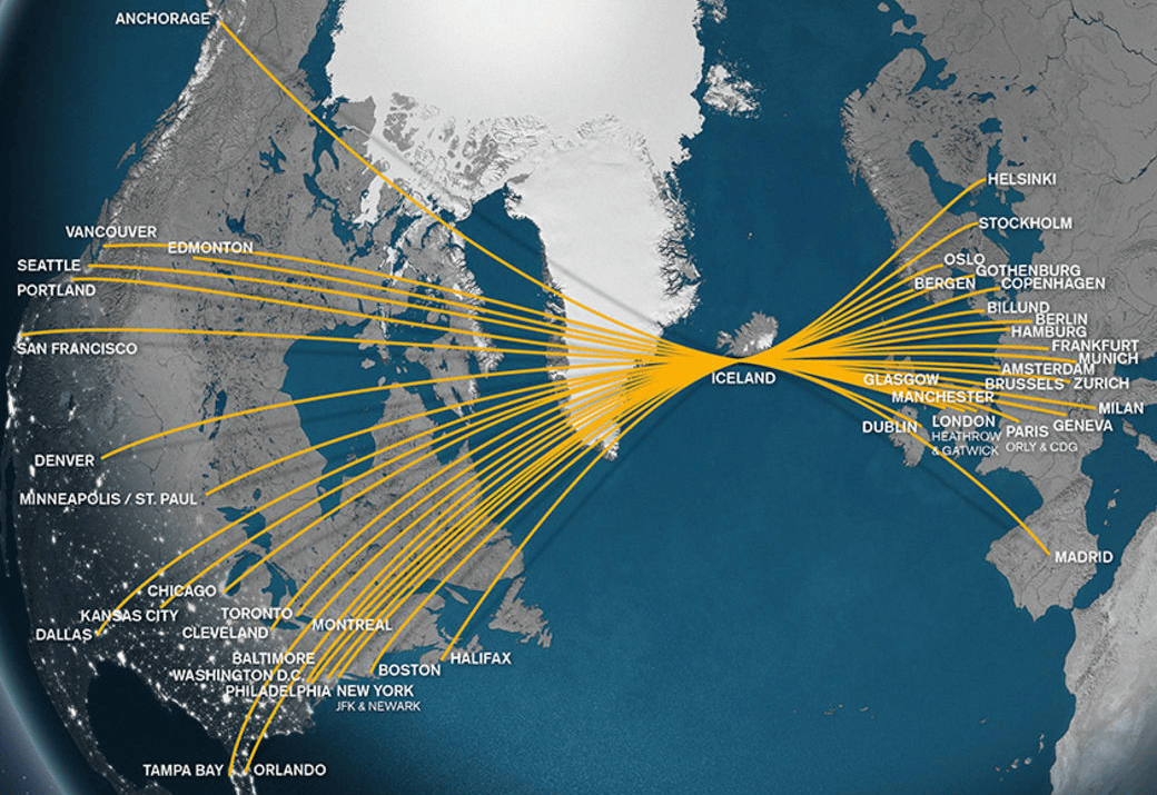 Icelandair Book Our Flights Online Save Low Fares Offers More Route Map.