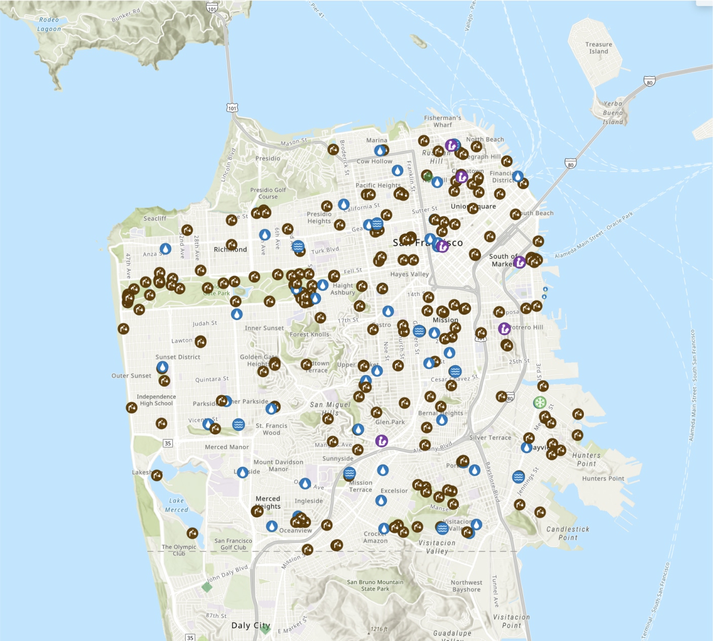 Mapa De La Contaminaci N Del Aire En California Why Is Air Quality ReadySF Heatwave Resource Map 