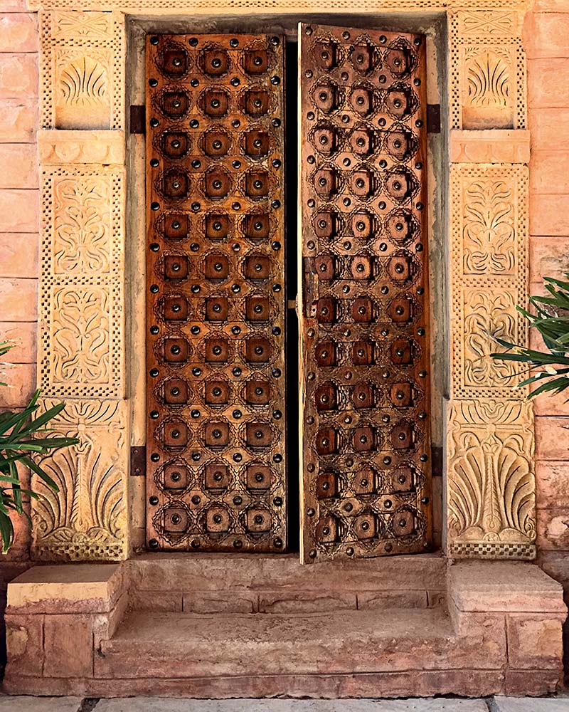 These Exquisite Antique Rajasthani Doors Come In All Hues Of The Rainbow