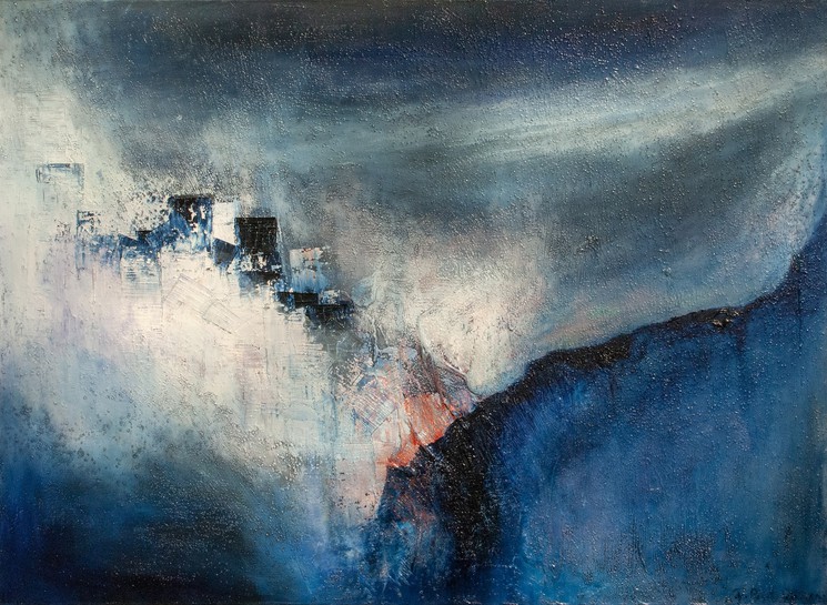 Azul Cidade By Julia Paget Teixeira 2018 Painting Artsper 581493
