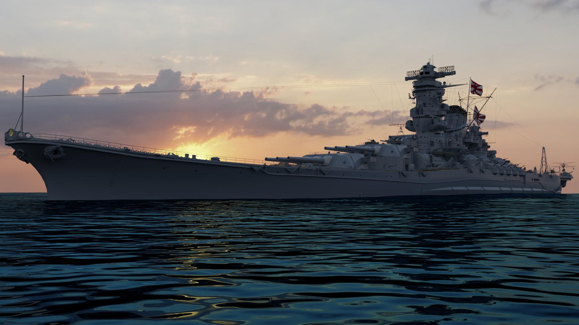IJN Yamato - Finished Projects - Blender Artists Community