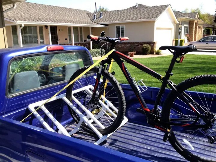 Easy diy truck bed bike rack