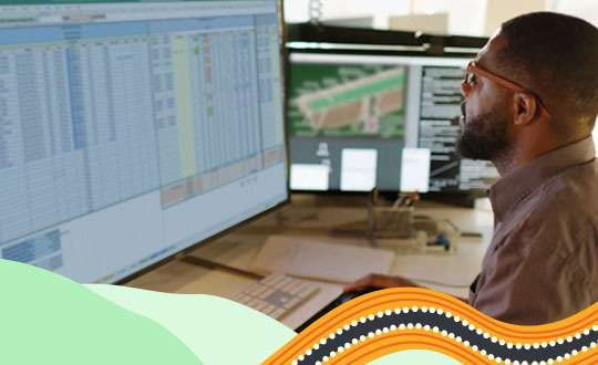 Sustainable Infrastructure Programme Teri - Retina Geometric Illustrations for Desktop