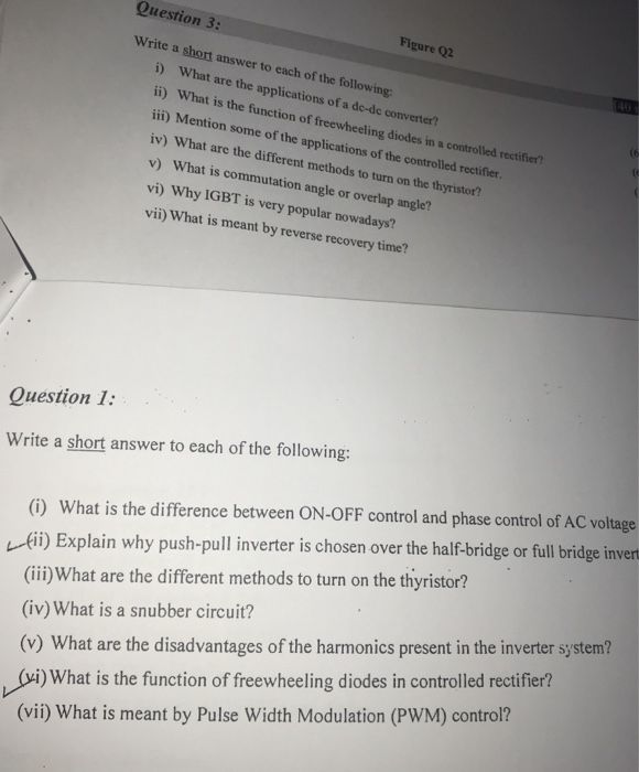 Solved Question 3 Figure Q2 Write A Short Answer To Each