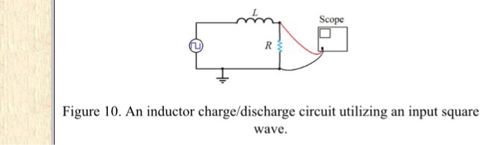 Solved Scope Figure 10 An Inductor Charge Discharge Circ