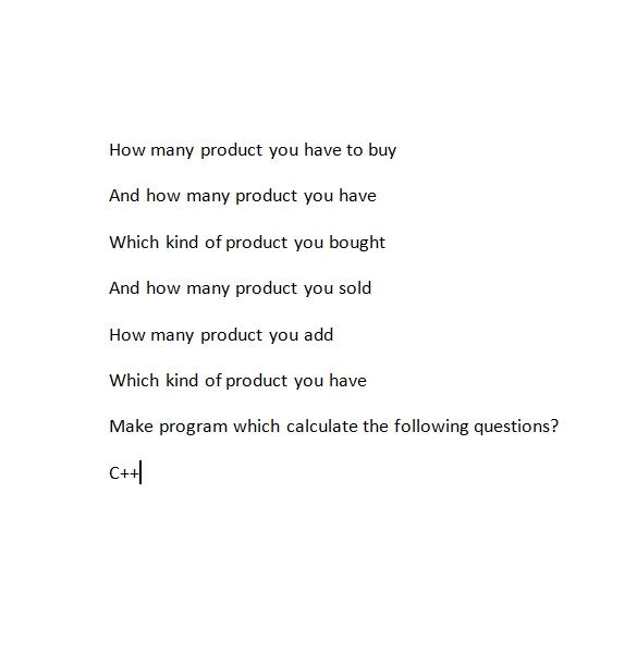 How Many Product You Have To Buy And How Many Prod ...