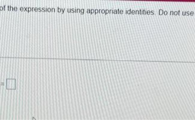 Solved Find The Exact Value Of The Expression By Using | Chegg.com