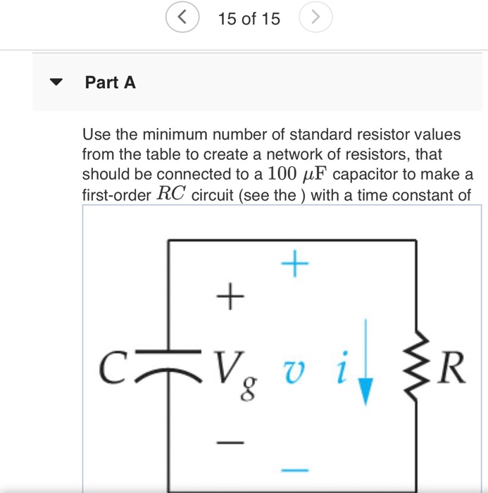 Solved 15 Of 15 Designation Value 12 470 R1 R2 560 R3 6