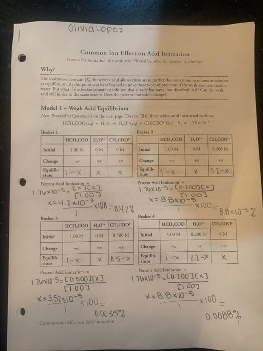 Chem116 Pogil Week10 Solutions 003 Chem 116 Pogil Worksheet Week 10 Solutions Mon Ion Effect And Buffers Key Questions 1 What Is The Ph Of A Course Hero 