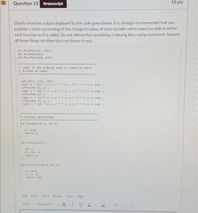 Solved consider the following c++ declaration: int storage[