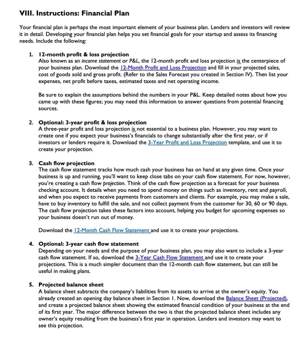 I Have To Prepare Financial Plan For My Project M Chegg Com