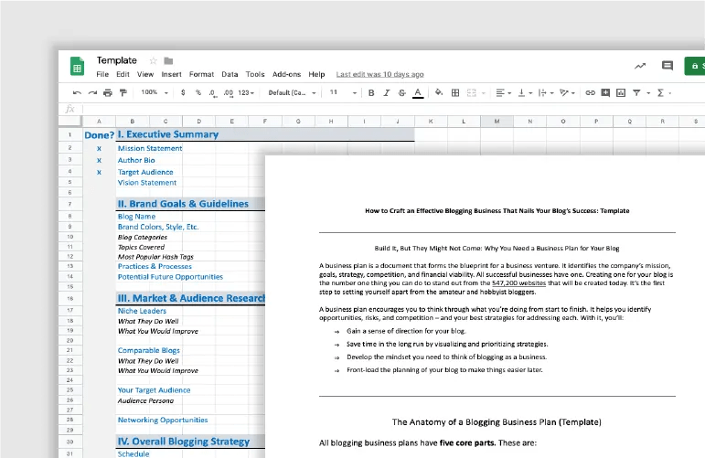 How To Craft An Effective Blogging Business Plan With A Template